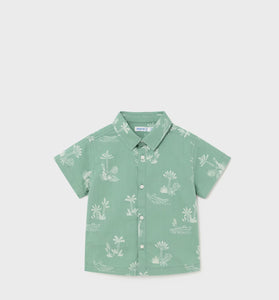 Camisa estampada palmeras niño