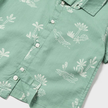 Camisa estampada palmeras niño