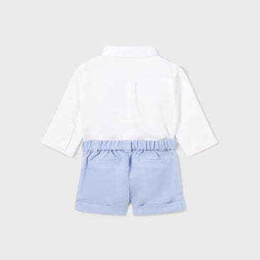 Conjunto pantalon corto chaleco niño