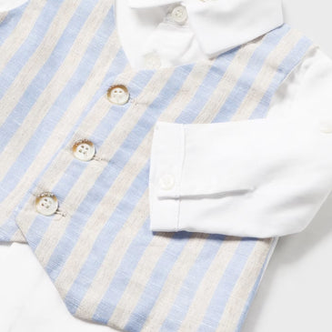 Conjunto pantalon corto chaleco niño