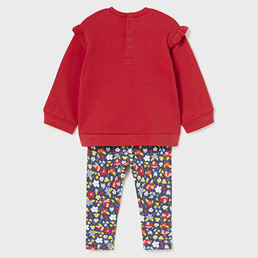 Conjunto de leggins sueter niña