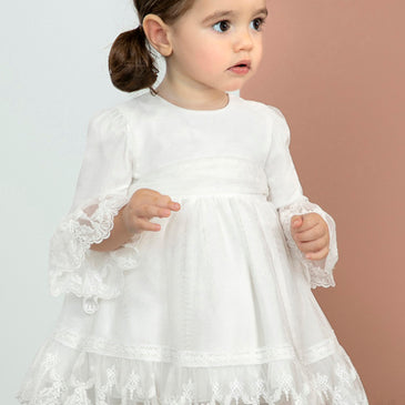 Vestido Tulipanes con cintas Abel & Lula para Niña