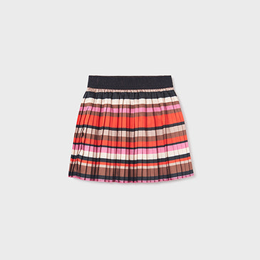 Falda plisada rayas niña