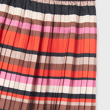 Falda plisada rayas niña