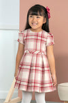 VESTIDO CUADROS ABEL& LULA FRAMBUESA PARA NIÑA