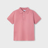 Playera Polo Mayoral Manga Corta Básica Color Guayaba