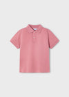 Playera Polo Mayoral Manga Corta Básica Color Guayaba