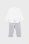 Conjunto pantalon lino camisa mao niño