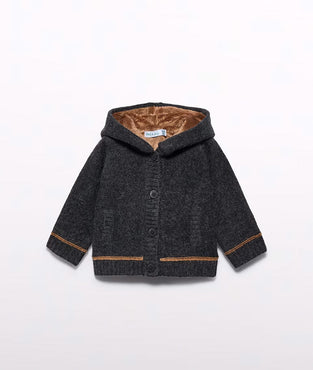 Cardigán tricot forrado niño