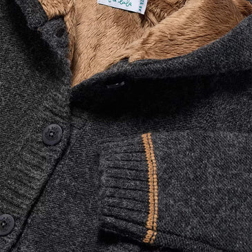 Cardigán tricot forrado niño