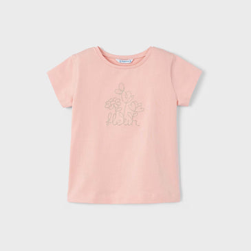 Camiseta flores niña