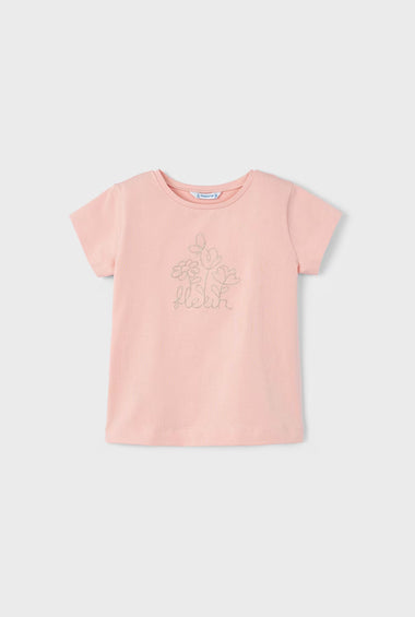 Camiseta flores niña