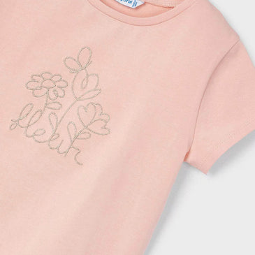 Camiseta flores niña
