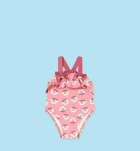 Bañador estampado niña