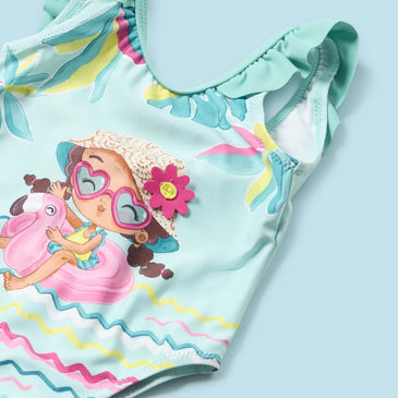 Bañador serigrafiado niña