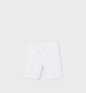 Bermuda sarga 5b basica blanca