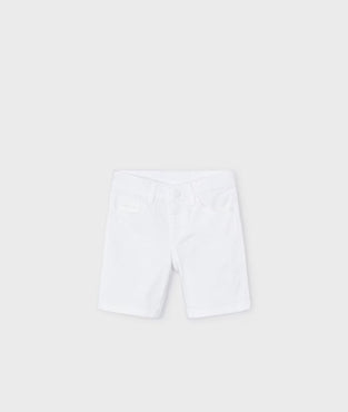 Bermuda sarga 5b basica blanca