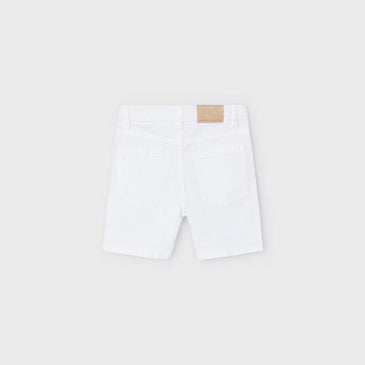 Bermuda sarga 5b basica blanca