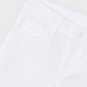 Bermuda sarga 5b basica blanca