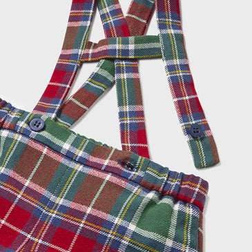 Conjunto de pantalon corto cuadrado niño