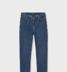 Pantalón de Mezclilla Texano Mayoral Regular Fit Color Medio Para Niño Grande