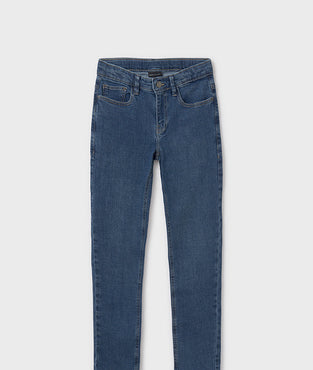 Pantalón de Mezclilla Texano Mayoral Regular Fit Color Medio Para Niño Grande