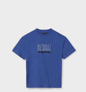 Camiseta básica Manga corta Mayoral Color Azur