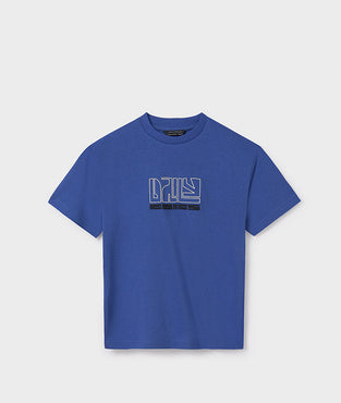 Camiseta básica Manga corta Mayoral Color Azur