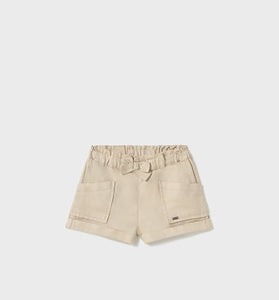 Pantalón corto para niña Mayora Color Sepia