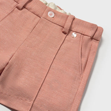 Bermuda vestir Mayoral Color teja