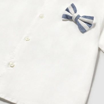 Conjunto Bermuda de vestir de 3 piezas Mayoral Color Rayas