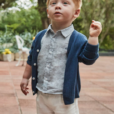 Conjunto Bermuda de vestir Mayoral Color Regata