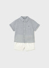 Conjunto Bermuda de vestir Mayoral Color Regata