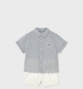 Conjunto Bermuda de vestir Mayoral Color Regata