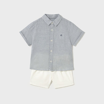 Conjunto Bermuda de vestir Mayoral Color Regata