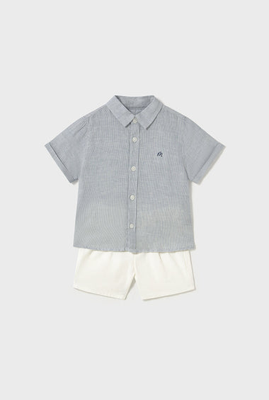 Conjunto Bermuda de vestir Mayoral Color Regata
