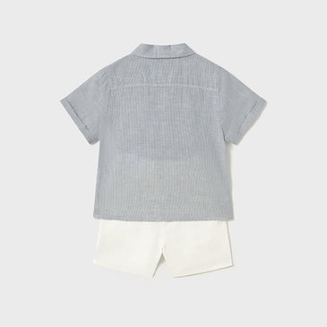 Conjunto Bermuda de vestir Mayoral Color Regata