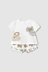 Conjunto Short Mayoral color Galleta