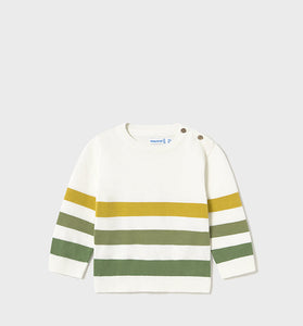 Jersey Franjas Mayoral Color Salvia-Oro