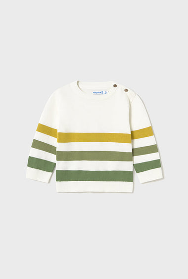 Jersey Franjas Mayoral Color Salvia-Oro