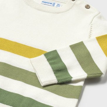 Jersey Franjas Mayoral Color Salvia-Oro