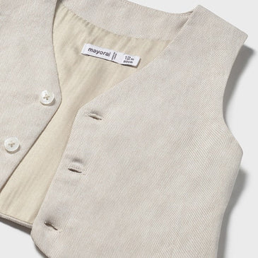 Chaleco de Vestir Mayoral Color Lienzo