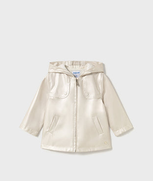 Chubasquero para niña Mayoral Color Nacarado