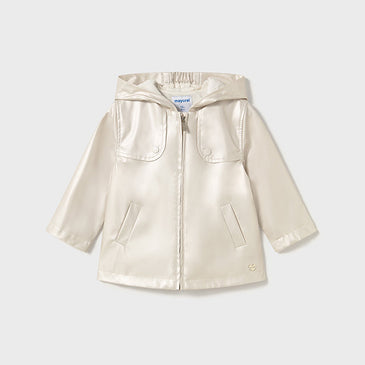 Chubasquero para niña Mayoral Color Nacarado