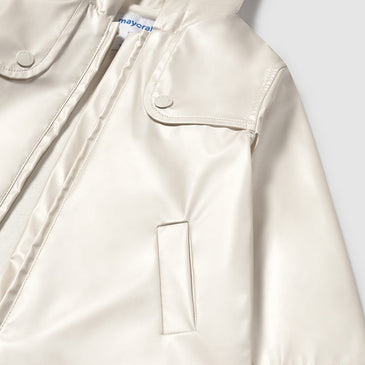 Chubasquero para niña Mayoral Color Nacarado