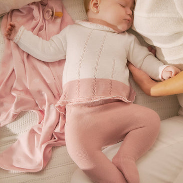 Conjunto Polaina tricot Mayoral Color Sakura