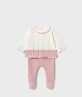 Conjunto Polaina tricot Mayoral Color Sakura