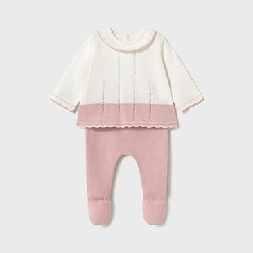 Conjunto Polaina tricot Mayoral Color Sakura