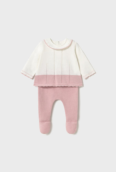 Conjunto Polaina tricot Mayoral Color Sakura