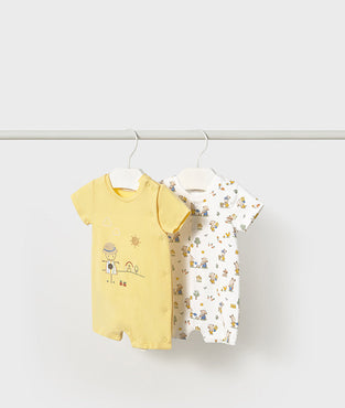 Set de 2 peleles cortos Mayoral Para bebé Color Sunny